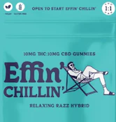 Edibles | Effin' Chillin | Relaxing Razz 1:1 THC:CBD | 100mg