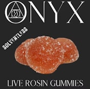 Edible | ONYX | Strawberry Fields | Live Rosin Gummies | 10pk/100mg