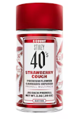 STIIIZY - Strawberry Cough - 40's Live Resin Infused - Preroll - 5pk