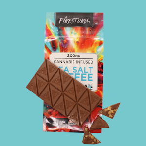 Firestorm - Sea Salt Toffee Milk Chocolate Bar | 200mg