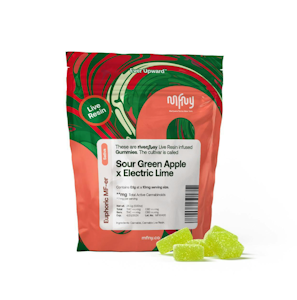 MFNY - MFNY- Live Resin Gummies- Sour Green Apple x Electric Lime 10pk/100mg