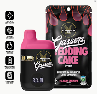 Claybourne - Claybourne - Disposable - Wedding Cake - 1G