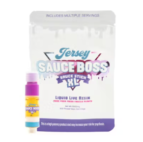 Jersey Sauce Boss XL | Grease Bucket Live Resin Cart | 1g