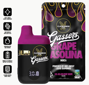 Claybourne - Claybourne - Disposable - Grape Gasolina - 1G