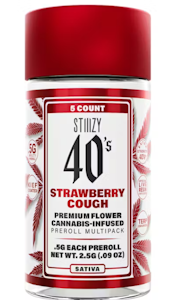 Stiiizy - Strawberry Cough - 5PK Infused Preroll