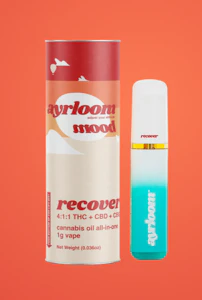 ayrloom - Ayrloom - Recover - (4:1:1 THC:CBD:CBG) 1g AIO Vape
