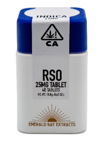 EMERALD BAY EXTRACTS - Emerald Bay Extracts - Gush Mintz 1:1 - RSO Tablets - 40ct - 1000mg