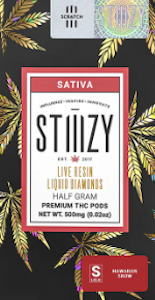 Stiiizy - Hawaiian Snow - 0.5G Liquid Diamonds Pod