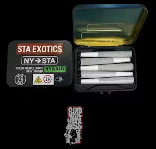 SLAP THAT ASS EXOTICS - STA | Pre Roll | Sugar Runtz | Infused 5pk | 2.5G