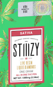 Stiiizy - Strawberry Milkshake - 1G Liquid Diamond AIO Vape