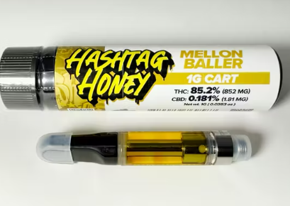 Hashtag Honey | Vape | Melon Baller | 510 | 1G |