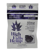 High Falls Canna - CBD - Advanced Sleep - Blueberry - 1:1 CBD:CBN - 140mg - Edible