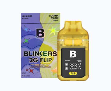 Blinkers - Gushers H/Banana Mochi I - 2g Dual Chamber Disposable - (Blinkers Flip)