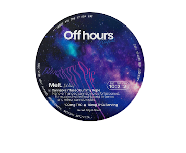 OFF HOURS - Off Hours | Edible | Melt(Calm) - BlueBerry Pie | 100mg