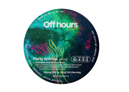 OFF HOURS - Off Hours | Edible | Party Animal(Party) - Passion Pop | 100mg