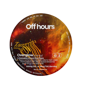 Off Hours | Edible | Overglow(Energy) - Tangerine Sunrise | 100mg