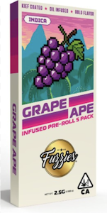 FUZZIES - Fuzzies Delights 2.5g Pre-Roll 5pk - Grape Ape 48%