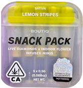 Boutiq - Lemon Stripes - Infused Preroll - 5pk - 2.5G