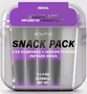 Boutiq - Boutiq - Grape Ape - Infused Preroll - 5pk - 2.5G