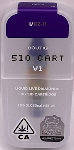 BOUTIQ - Boutiq - Liquid Live Diamonds - RZ-11 - Vape Cart -1g