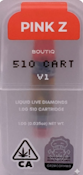 Boutiq - Liquid Live Diamonds - Pink Z - Vape Cart -1g