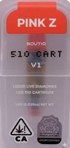 BOUTIQ - Boutiq - Liquid Live Diamonds - Pink Z - Vape Cart -1g