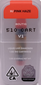 Boutiq - Liquid Live Diamonds - Pink Haze - Vape Cart -1g