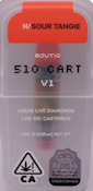 Boutiq - Liquid Live Diamonds - Sour Tangie - Vape Cart -1g