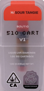 BOUTIQ - Boutiq - Liquid Live Diamonds - Sour Tangie - Vape Cart -1g