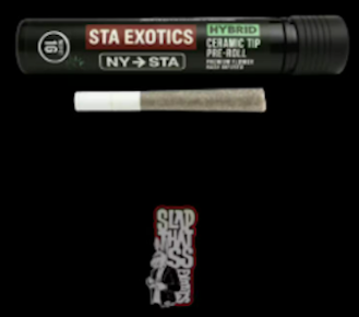 Slap That Ass | Pre-Roll | Hash Infused - Sugar Runtz | 1g