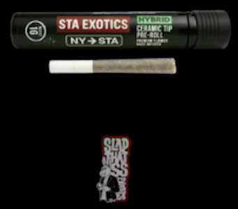 SLAP THAT ASS EXOTICS - Slap That Ass | Pre-Roll | Hash Infused - Sugar Runtz | 1g