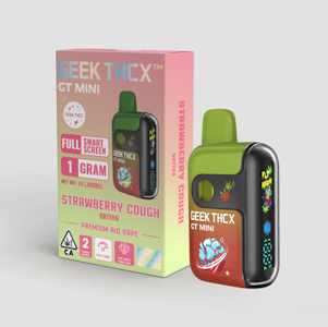 GEEK THCX - GEEK THCX 1G Strawberry Cough Disposable