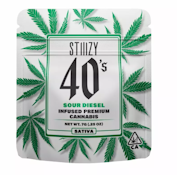 SOUR DIESEL [S] 7G 40's Infused Flower Mylar STIIIZY