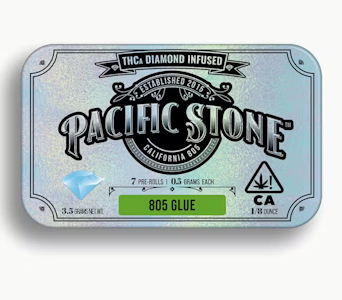PACIFIC STONE - PACIFIC STONE 7PK 805 Glue Diamond Infused Preroll Pack