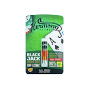 Harmony Farms | Black Jack | Raw Series Cartridge | DOH | 1g
