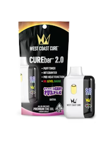 West Coast Cure - Granddaddy Purp | 1g | CUREbar AIO | West Coast Cure