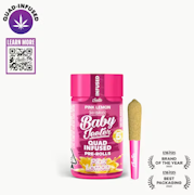 Jeeter Baby Infused 5pk Prerolls 2.5g Pink Lemon