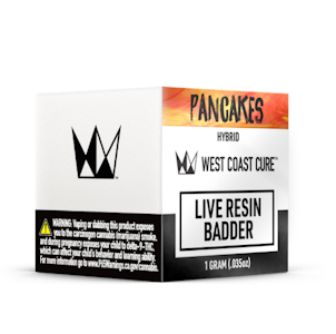 West Coast Cure - Pancakes | 1g | Live Resin Badder | West Coast Cure