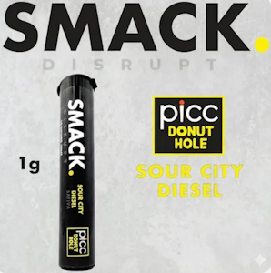 Picc - SMACK. - Live Resin Infused - Sour City Diesel - .5g Preroll