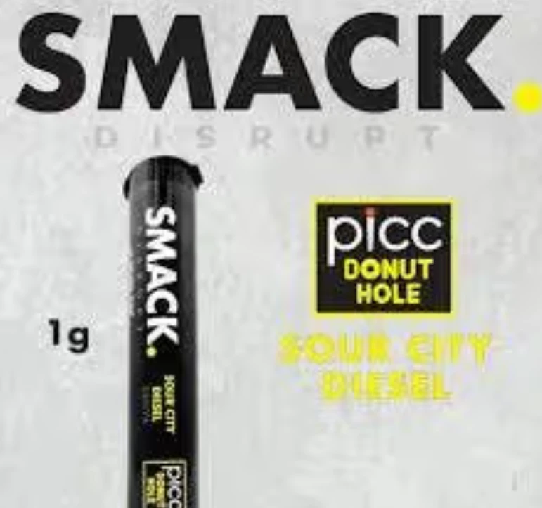 SMACK - SMACK. - Live Resin Infused - Hard Lemon Haze - 1g Preroll Main Image