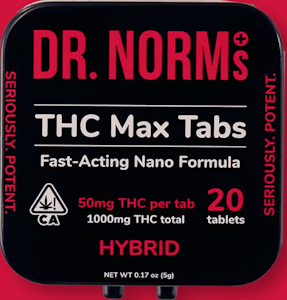 DR. NORM'S - [Dr. Norms] THC MAX Tablets - 1000mg - 20ct (H)