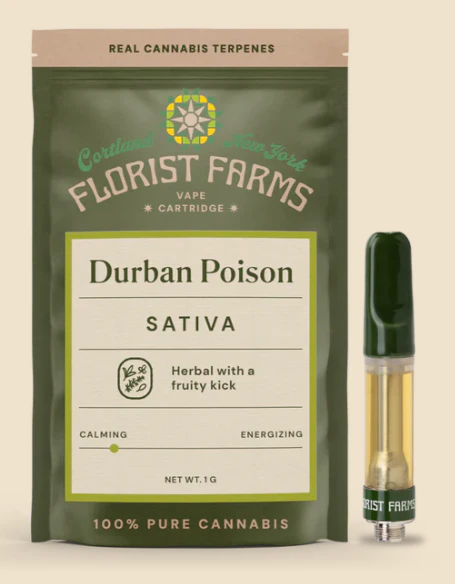 Florist Farms - Florist Farms - Durban Poison - 1g - Cartridge Main Image