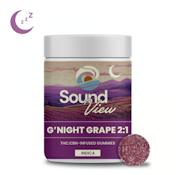 SoundView G'Night Grape 2:1 CBN Gummies 00190