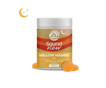SOUNDVIEW - SoundView Mellow Mango 1:1:1 (THC:CBD:CBN) Gummies 00203