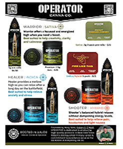 Operator Canna Co. - Operator Canna Co. - Fresh Powder - 1g - Preroll