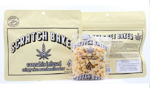 Scratch Baked - Confetti Rice Crispy | 100mg | Mini | Scratch Baked