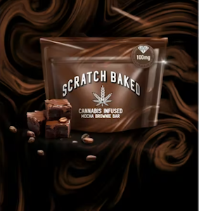 Scratch Baked - Mocha Brownie | 100mg | Mini | Scratch Baked