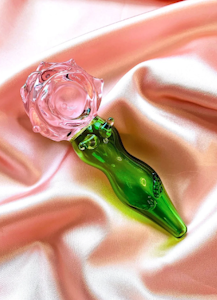 Glass - Rose Pipe