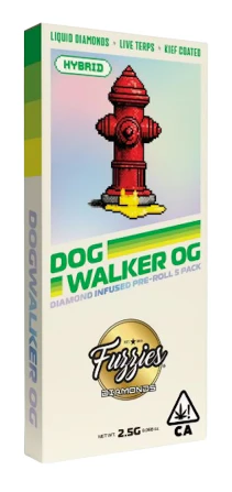 Fuzzies - Fuzzies - Dog Walker OG - Infused Prerolls - 5pk - 2.5g Main Image