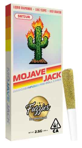 Fuzzies - Fuzzies - Mojave Jack - Infused Prerolls - 5pk - 2.5g Main Image